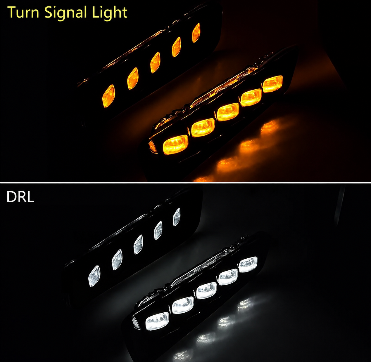 Främre stötfångare + LED-ljus – Raptor Style (F150 18-20) - 8