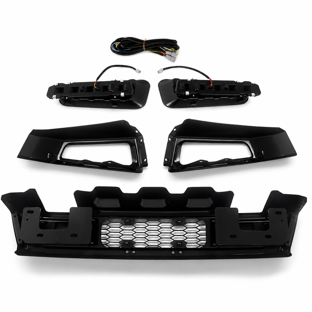 Främre stötfångare + LED-ljus – Raptor Style (F150 18-20) - 4