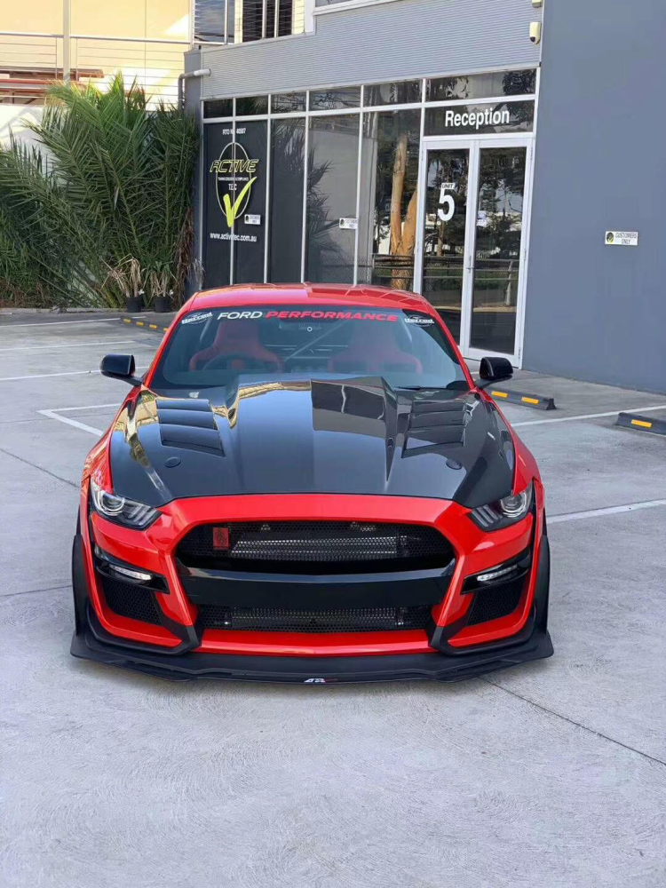 GT500 Style Främre Stötfångare (MUSTANG 15-17 EcoBoost, V6, GT) - 10