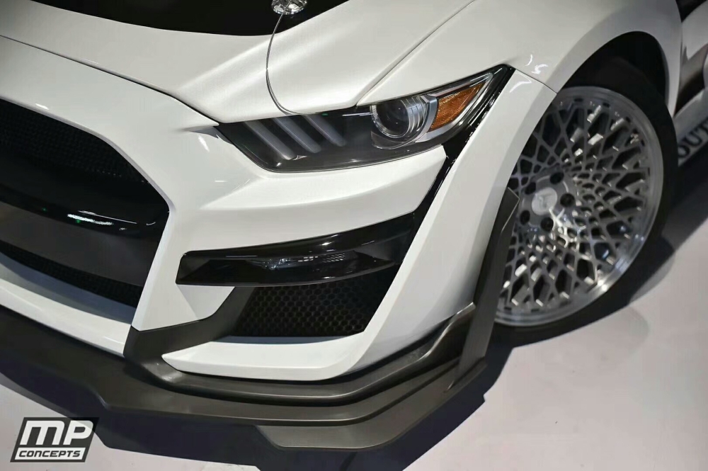 GT500 Style Främre Stötfångare (MUSTANG 15-17 EcoBoost, V6, GT) - 9