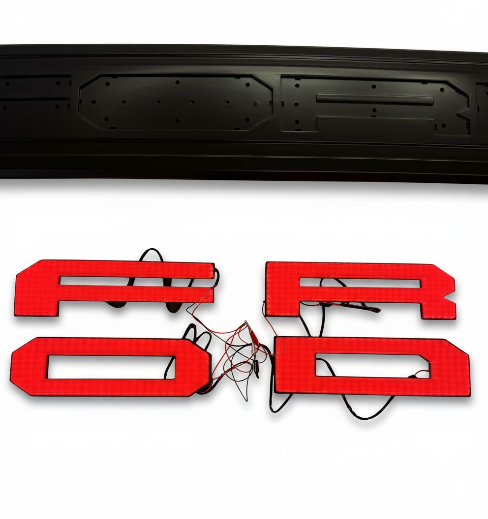 LED Bakluckepanel – Raptor Style – Mattsvart (F150 21-23) - 12