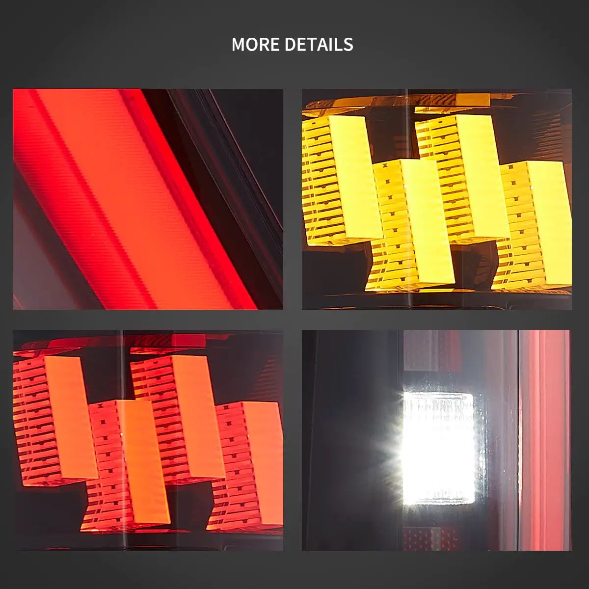 FULL LED Bakljus - Vland - Orange blinkers (F150 21-23) - 6