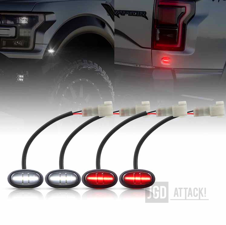 LED Front & Bakre stötfångare Sidomarkeringsljuss (F150 15-23)