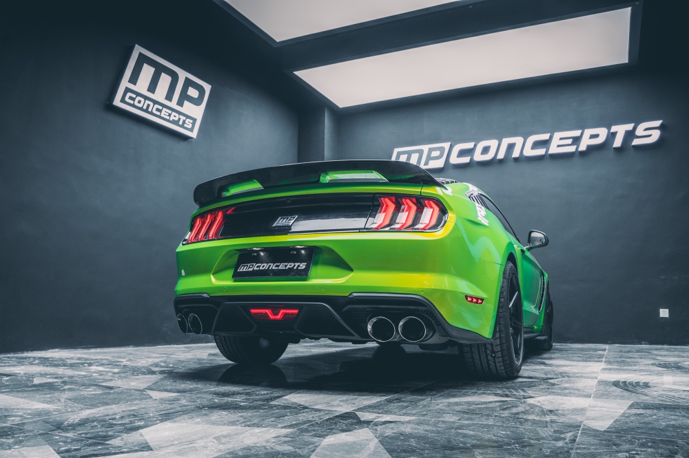 GT500 Style Bakre Stötfångare & Diffuser (MUSTANG 15-20 Ecoboost, V6, GT)