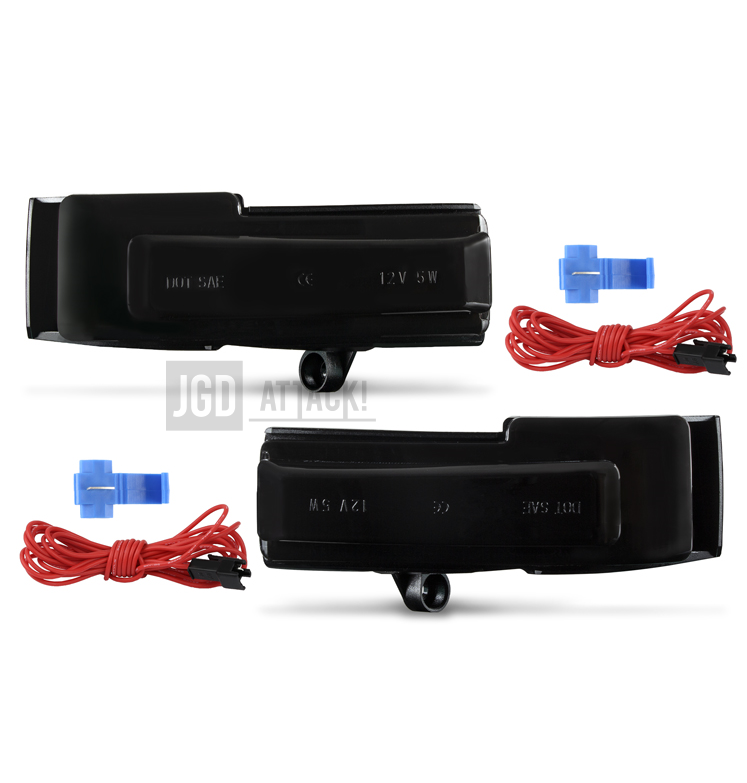 LED Sekventiella spegelblinkers with DRL (F150 15-18) - 5