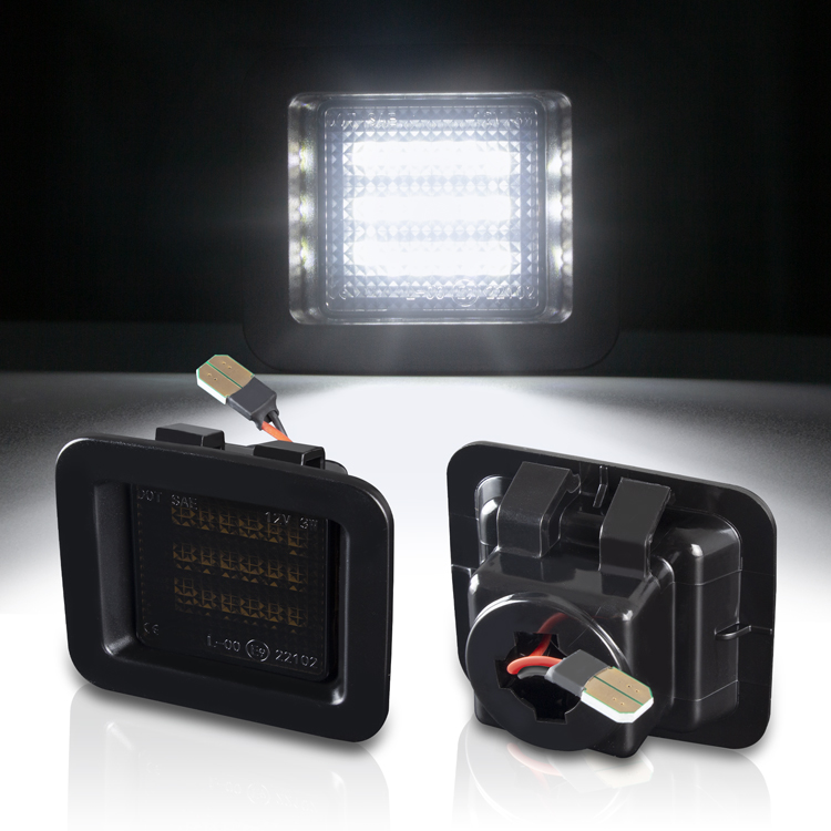 LED Smoked Registreringsskyltsbelysning – Sats (F150 15-20)