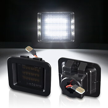 LED Smoked Registreringsskyltsbelysning – Sats (F150 15-20)