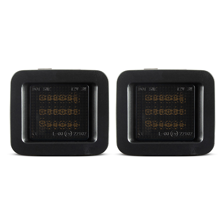 LED Smoked Registreringsskyltsbelysning – Sats (F150 15-20) - 2