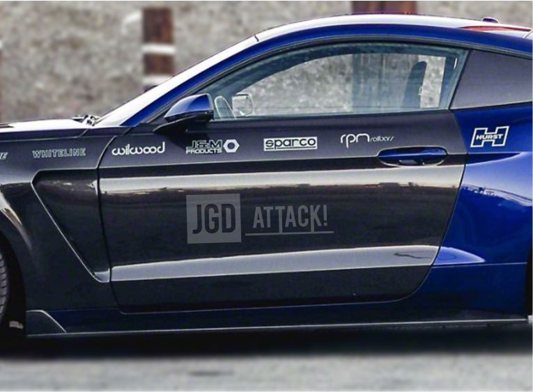 GT350 Style Sidokjolar (FORD MUSTANG 2015-2020 Alla) - 2
