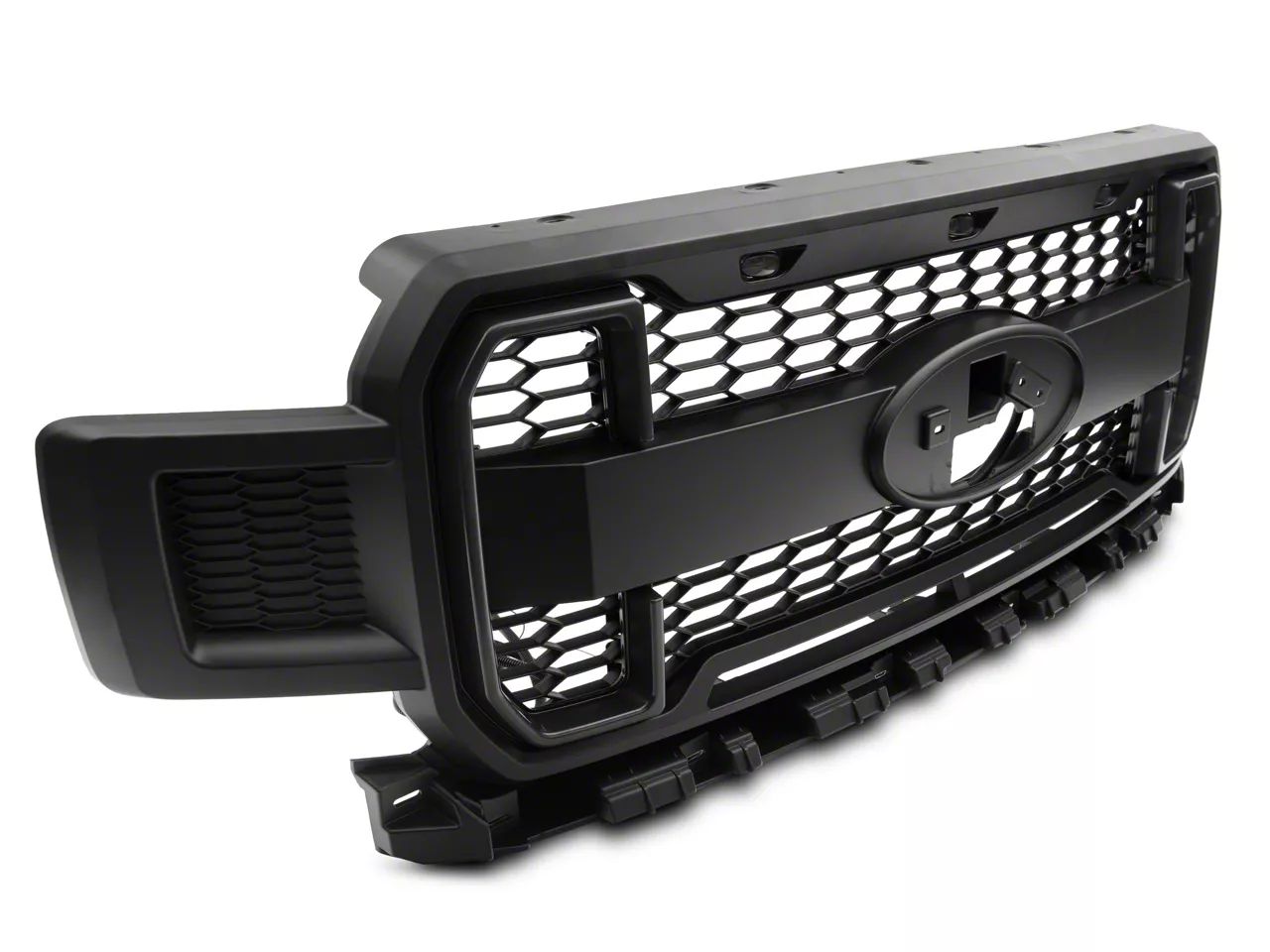 MP Concepts Övre grill med LED-belysning and DRL – Mattsvart (F150 18-20) - 2