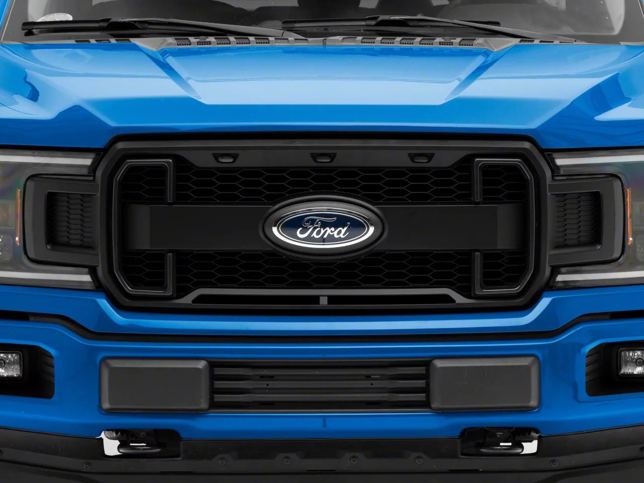 MP Concepts Övre grill med LED-belysning and DRL – Mattsvart (F150 18-20) - 7