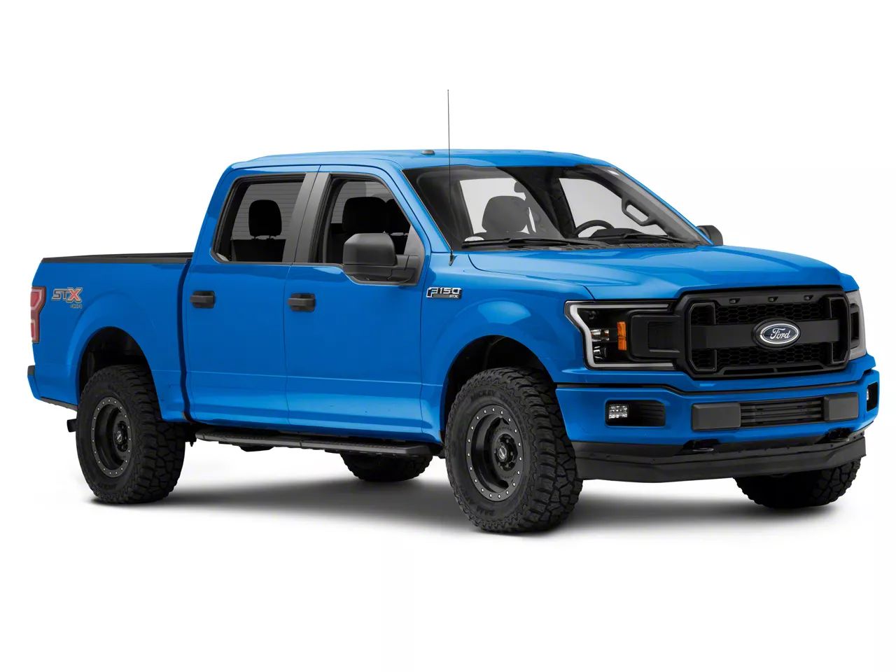 MP Concepts Övre grill med LED-belysning and DRL – Mattsvart (F150 18-20) - 9