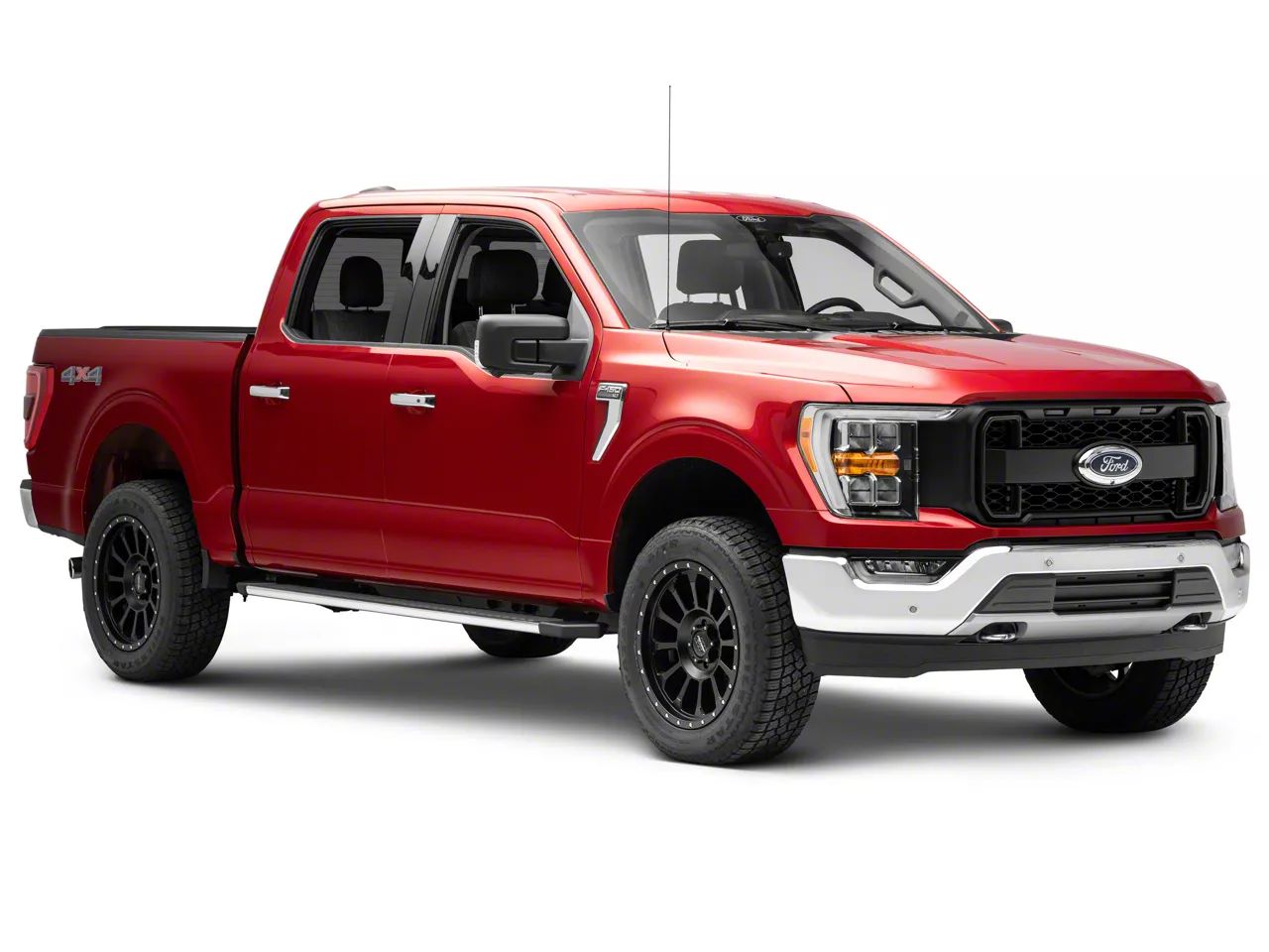 MP Concepts Övre grill med LED-belysning and DRL – Mattsvart (F150 21-23) - 10