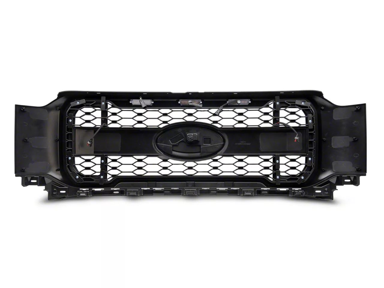 MP Concepts Övre grill med LED-belysning and DRL – Mattsvart (F150 21-23) - 12