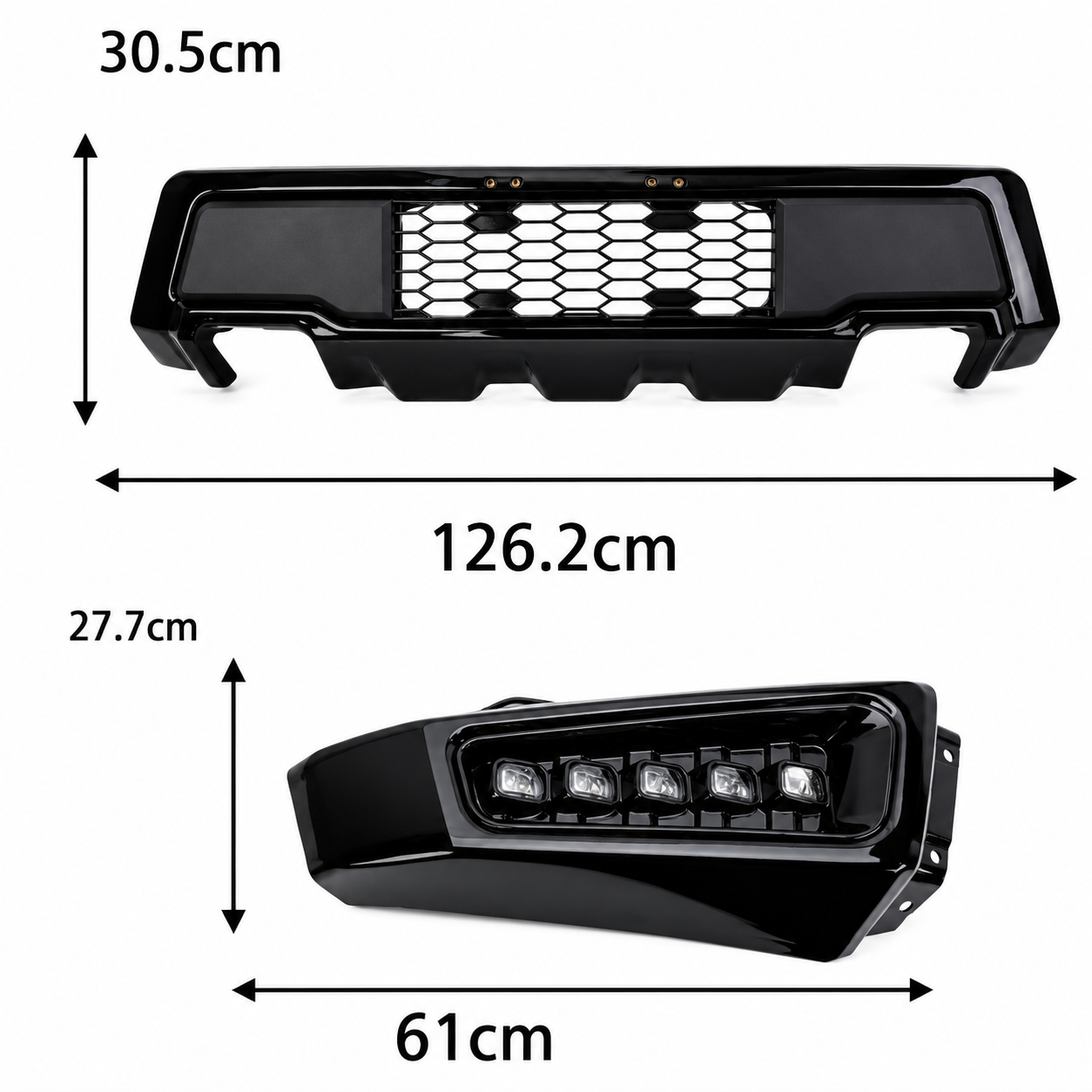 RAPTOR Style Främre stötfångare + LED-ljus (F150 15-17) - 11