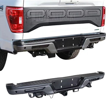 RAPTOR Style Bakre stötfångare + LED-ljus (F150 21-23)