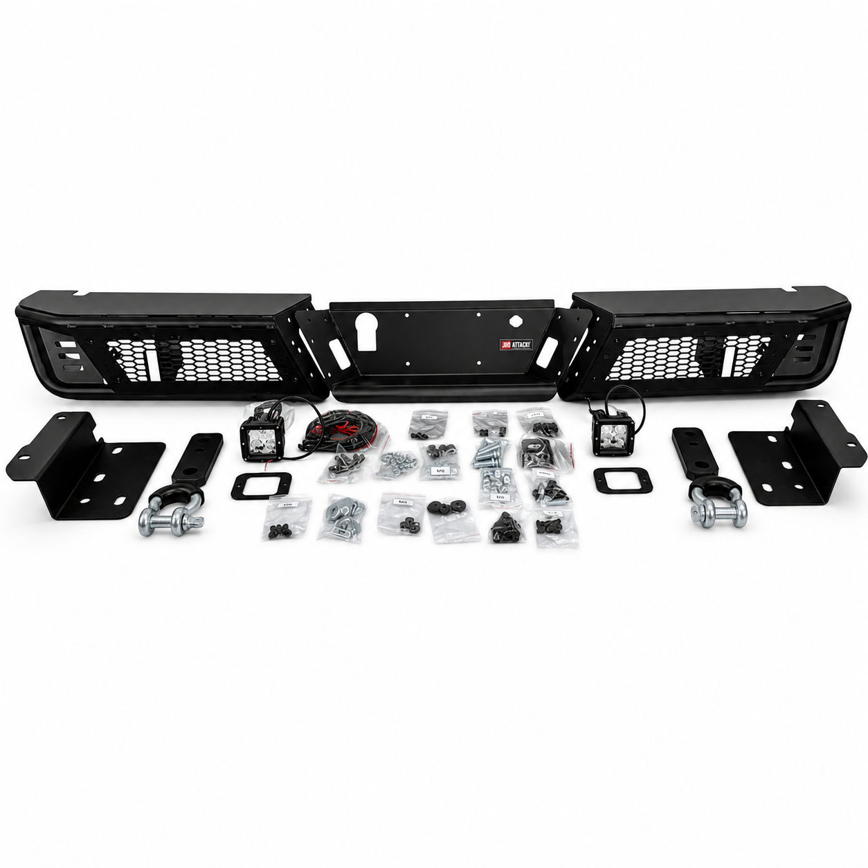 Bakre stötfångare – Off-Road Kentucky – D-Rings (F150 15-20) - 9