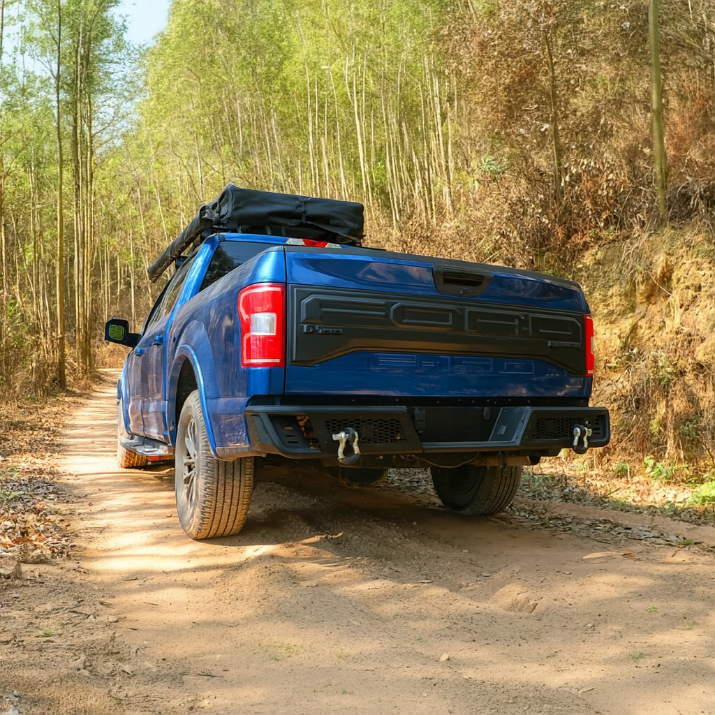Bakre stötfångare – Off-Road Kentucky – D-Rings (F150 15-20) - 3