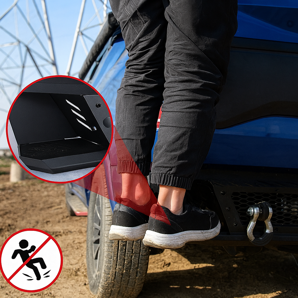Bakre stötfångare – Off-Road Ohio – D-Rings (F150 15-20) - 7