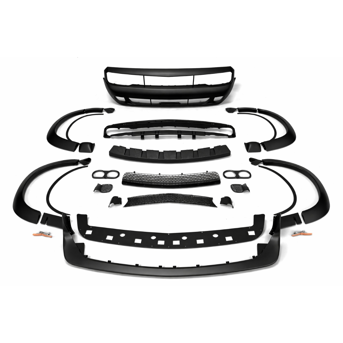 Frontstötfångare och widebody-sats – Demon-stil – Dodge Challenger 2008–2014 - 2