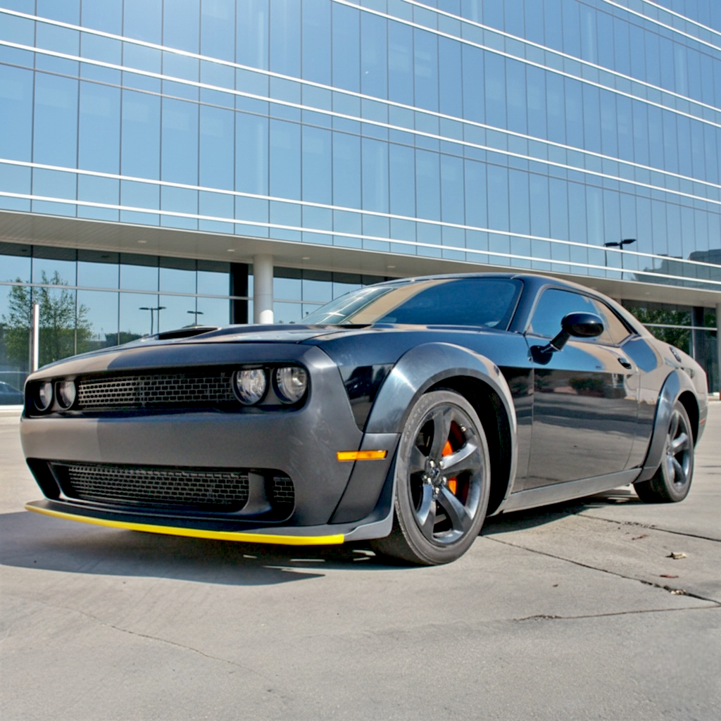 Frontstötfångare och widebody-sats – Demon-stil – Dodge Challenger 2008–2014