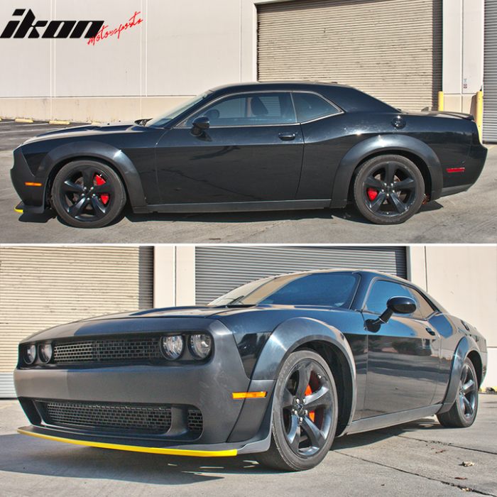 Frontstötfångare och widebody-sats – Demon-stil – Dodge Challenger 2008–2014 - 5