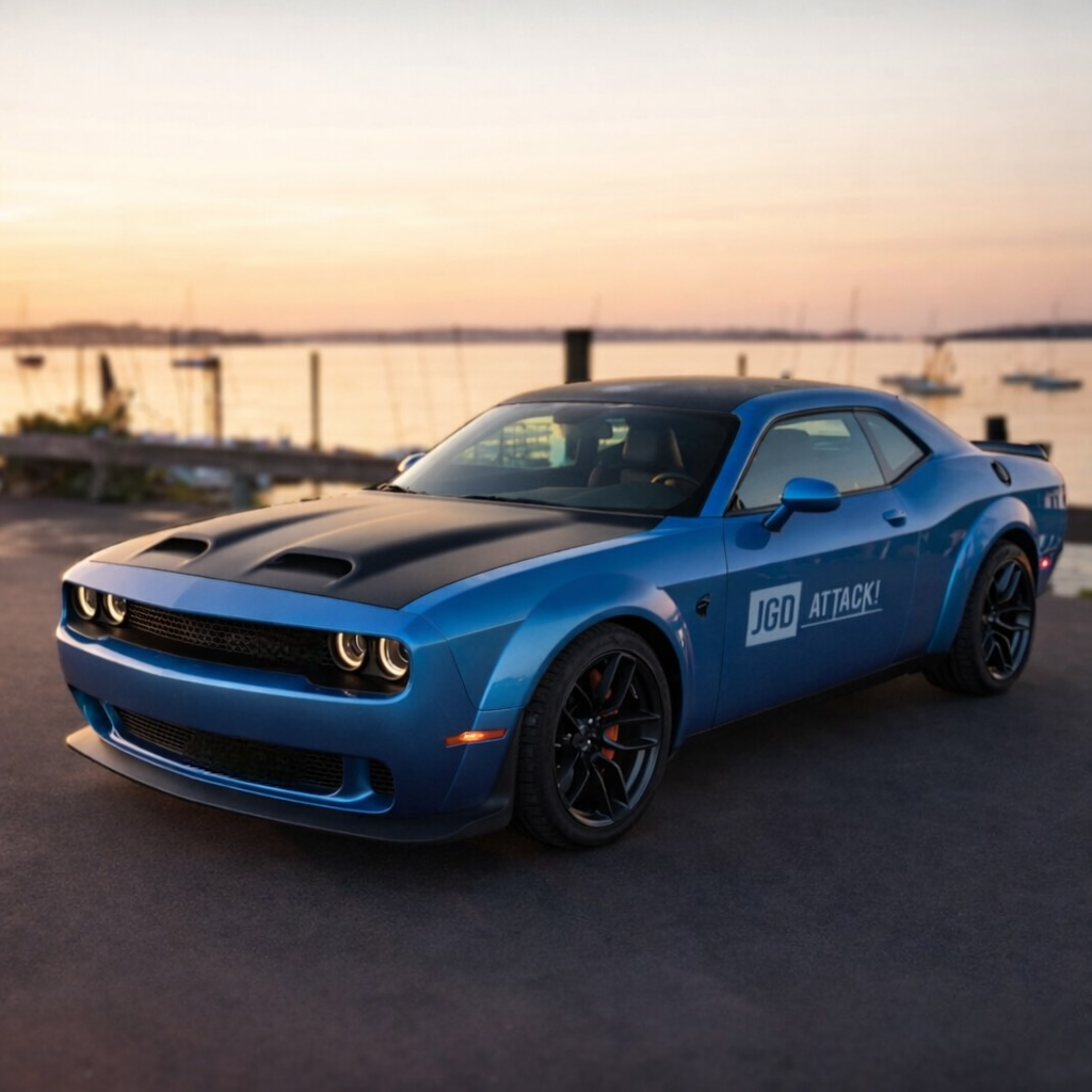 Motorhuv i aluminium – Hellcat Redeye-stil – Dodge Challenger 2008–2023