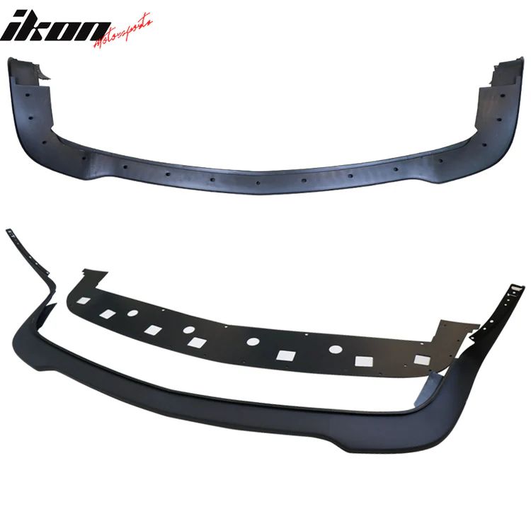Frontläpp med distansplatta – Hellcat/SRT – mattsvart – Dodge Challenger 2015–2023 - 3