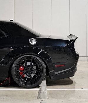 Bakspoiler – WIDE-stil – mattsvart – Dodge Challenger 2008–2023
