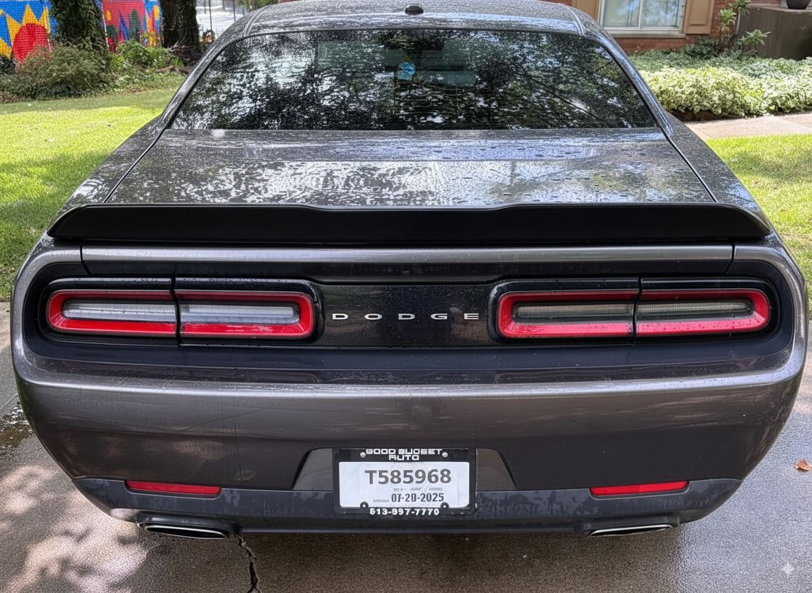 Bakspoiler – R/T Scat Pack-stil – blanksvart – Dodge Challenger 2008–2023 - 3