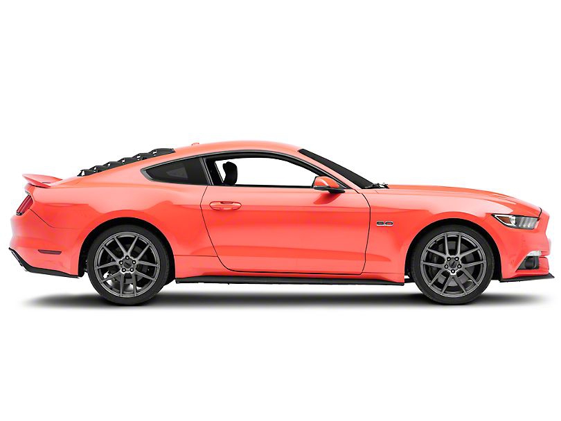 Bakrute Louver - Matt Svart (MUSTANG 15-20 Fastback) - 2