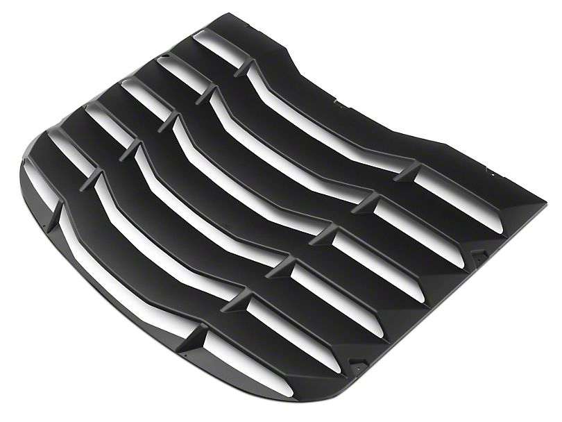 Bakrute Louver - Matt Svart (MUSTANG 15-20 Fastback) - 3