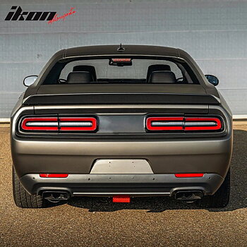 Bakspoiler – hög SRT-stil – mattsvart – Dodge Challenger 2008–2023