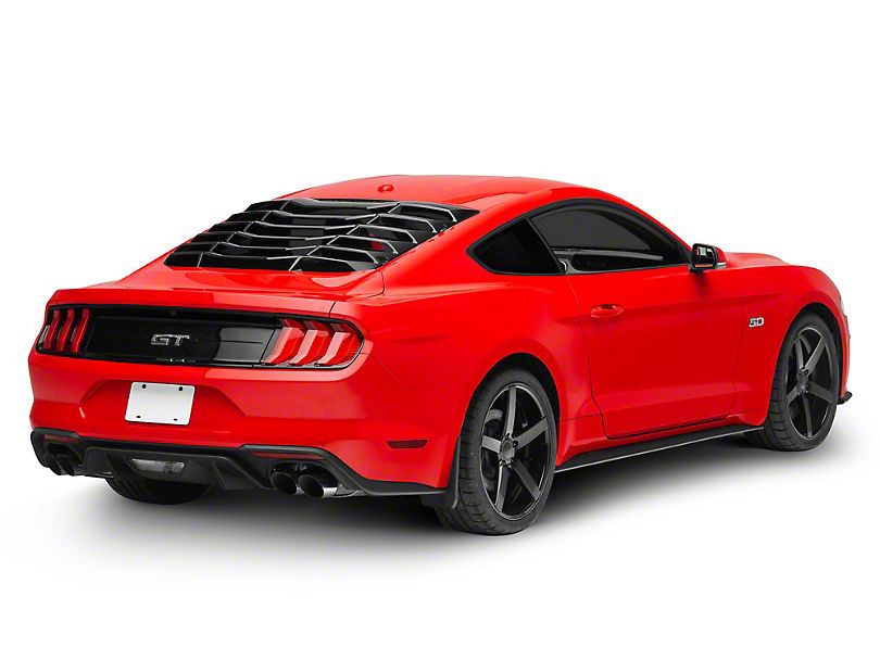 Bakrute Louver - Blank Svart (MUSTANG 15-20 Fastback)