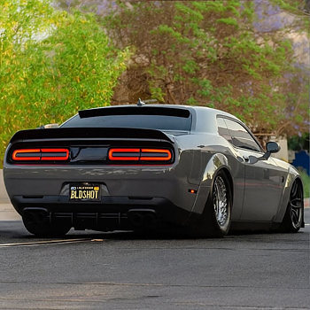 Takspoiler bak – mattsvart – Dodge Challenger 2008–2023