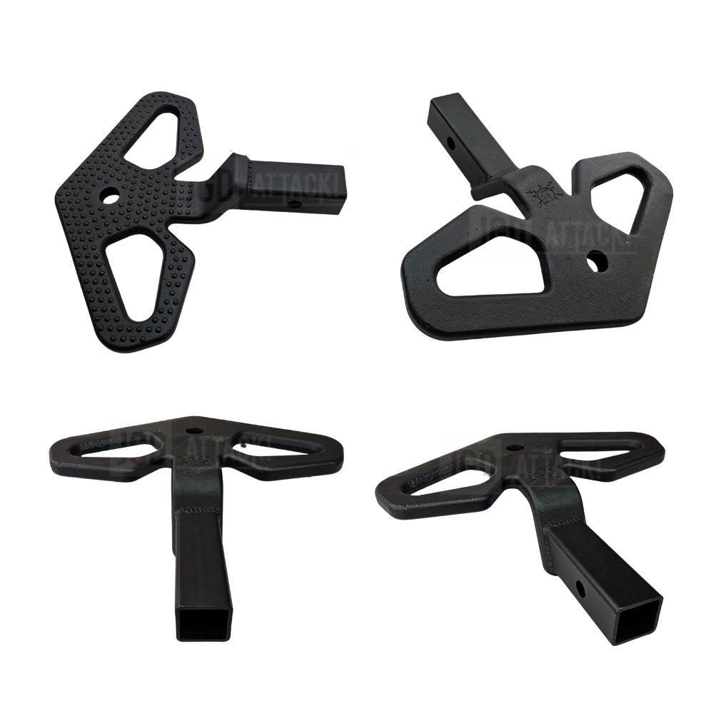 Universal Rear Black Tow Hook Hitch Step w/ Drawbar Bolts (RAM/F150) - 5