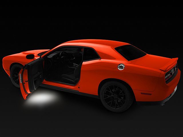 LED-instegsbelysning för dörrar – sats – Dodge Challenger 2015–2023 - 8