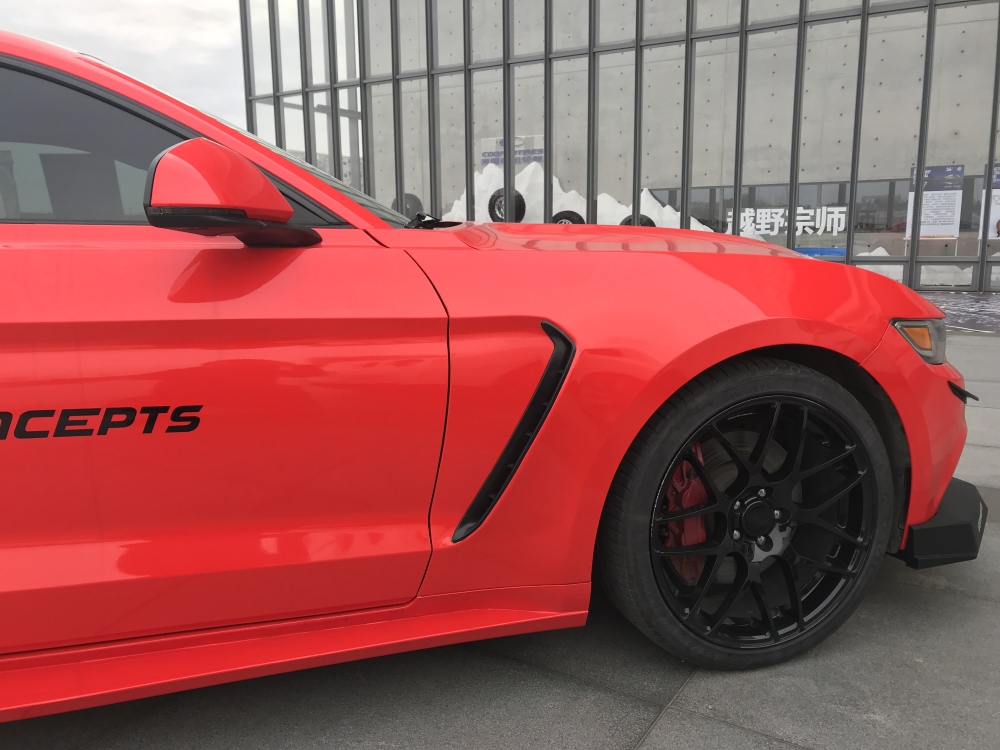 GT350 Style Skärmar - Aluminum (MUSTANG 15-17 GT, EcoBoost, V6) - 2