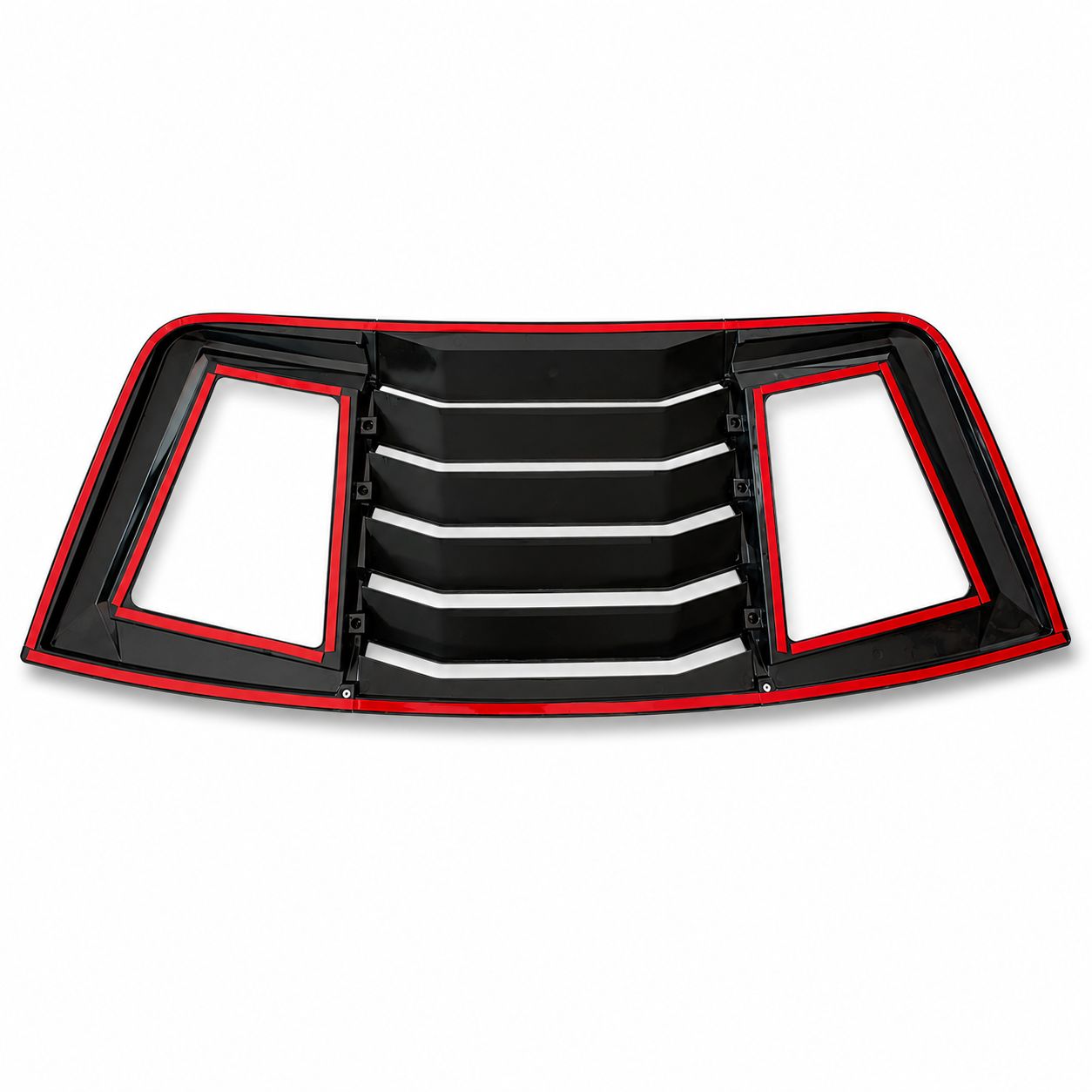 Bakrutelouvers – LB-stil – blanksvart – Dodge Challenger 2008–2023 - 6