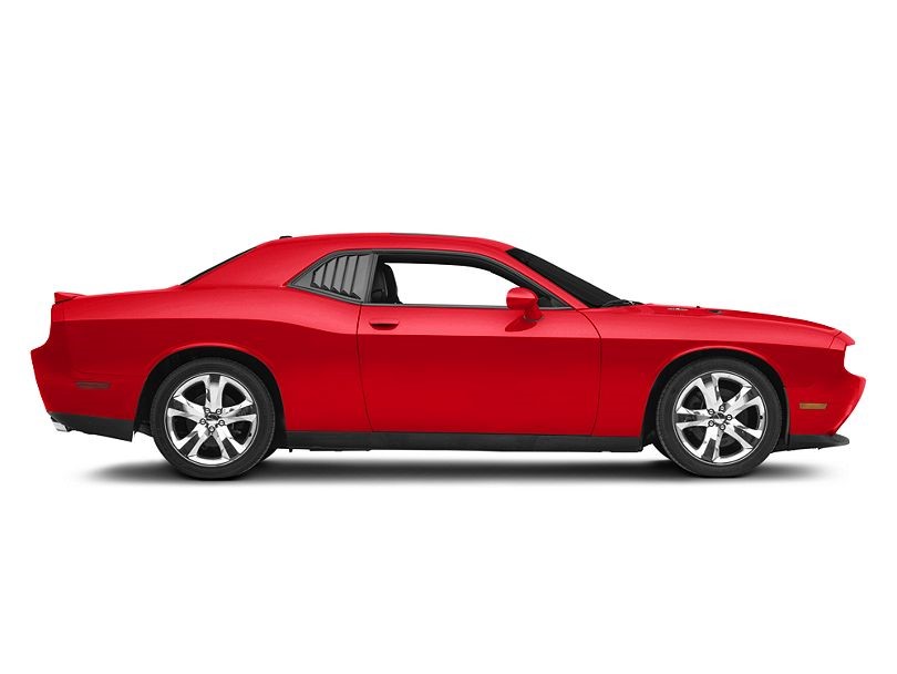 Louvers för bakre sidorutor – SpeedForm – blanksvart – Dodge Challenger 2008–2022 - 5