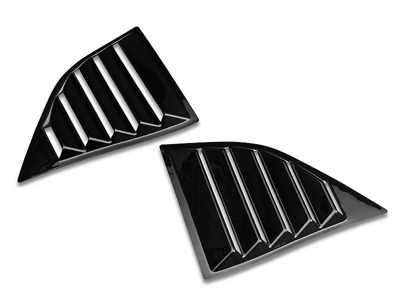 Louvers för bakre sidorutor – SpeedForm – blanksvart – Dodge Challenger 2008–2022 - 6