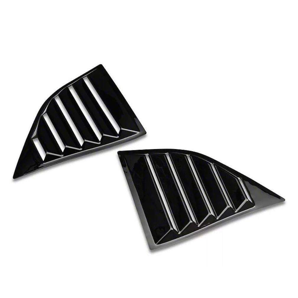 Louvers för bakre sidorutor – SpeedForm – blanksvart – Dodge Challenger 2008–2022 - 2