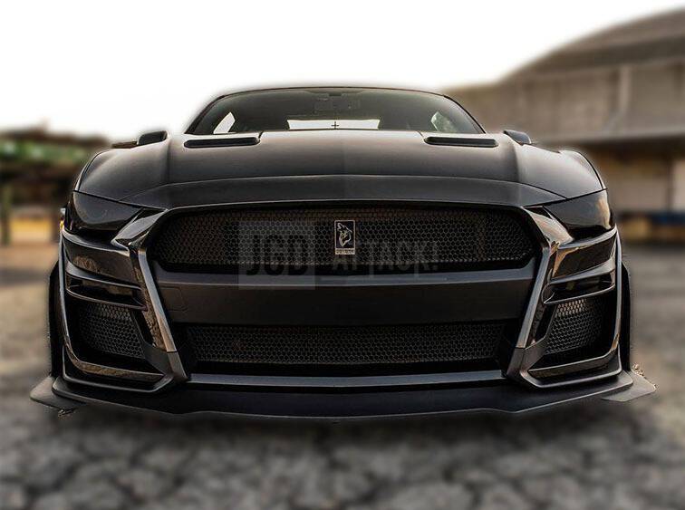 GT500 Style Stötfångare Fram (MUSTANG 18-20 EcoBoost, GT) - 4