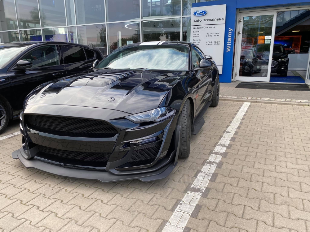GT500 Style Stötfångare Fram (MUSTANG 18-20 EcoBoost, GT) - 7