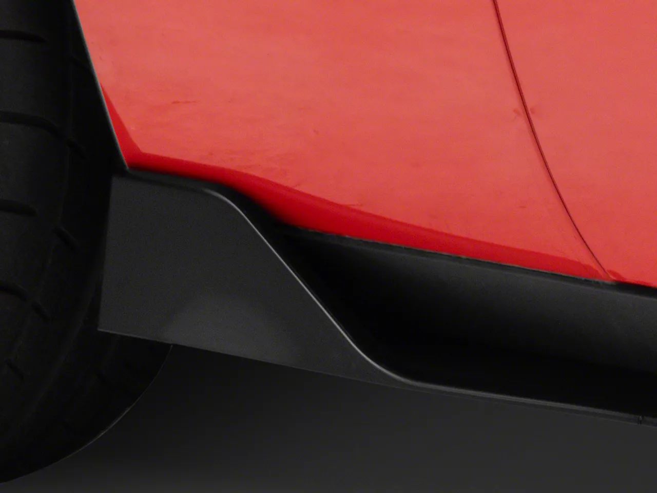 Sidokjolsförlängningar – V3-stil – blanksvart – Dodge Challenger 2015–2023 - 6