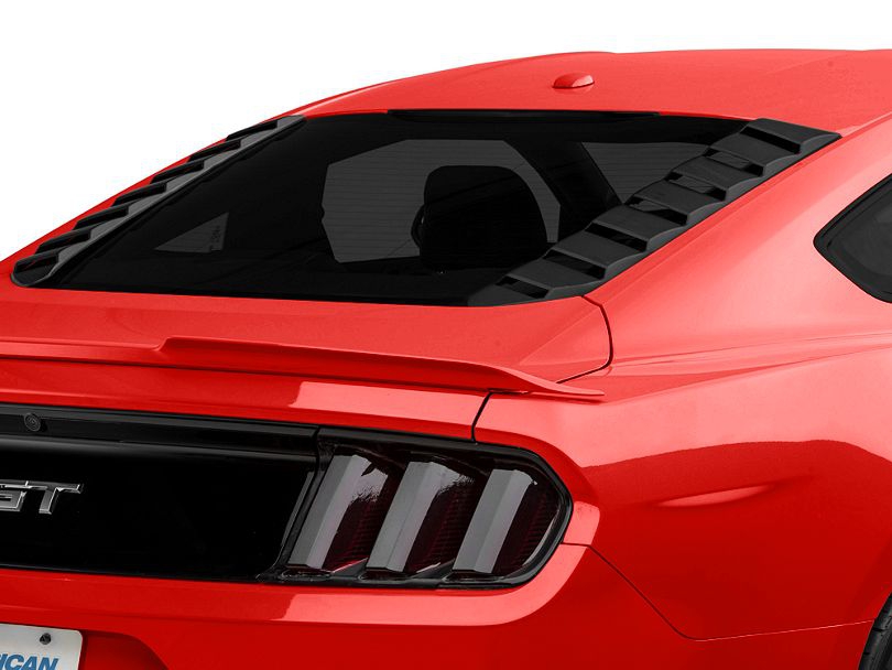 Sport Louver Bakruta- Matt svart (FORD MUSTANG 2015-2020 Fastback)