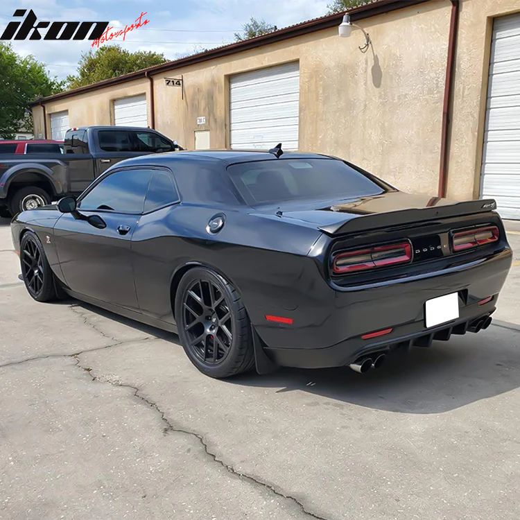 Bakre diffuser – V1-stil – mattsvart – Dodge Challenger 2015–2023 - 5