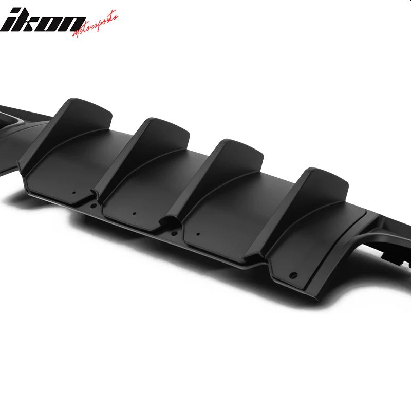 Bakre diffuser – V2-stil – mattsvart – Dodge Challenger 2015–2023 - 8