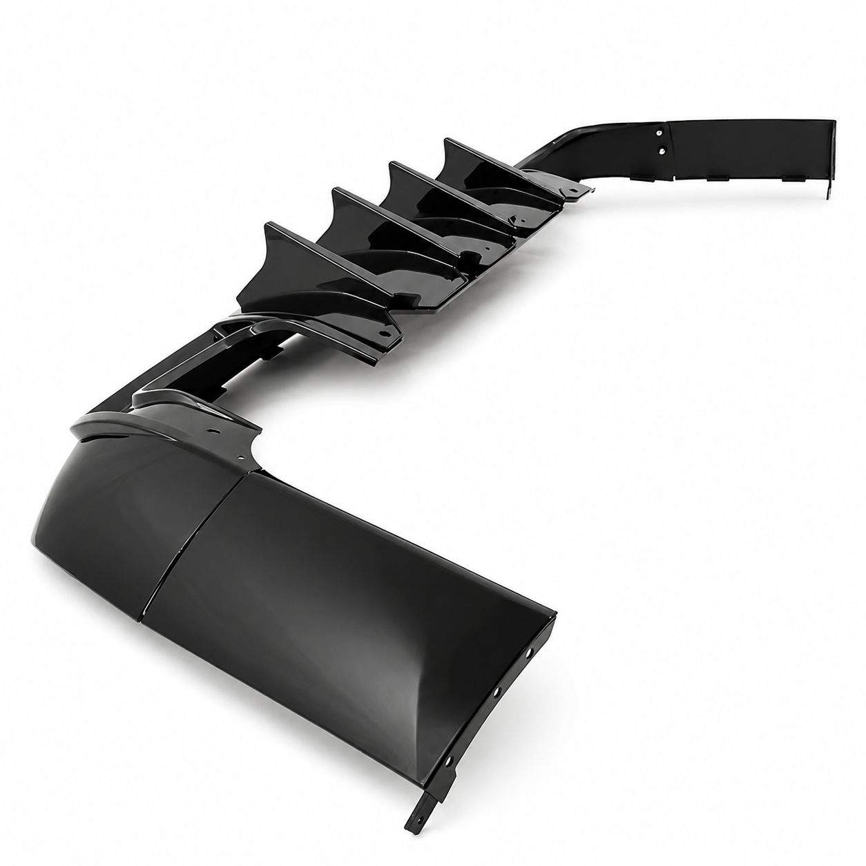 Bakre diffuser – V4-stil – blanksvart – Dodge Challenger 2015–2023 - 6