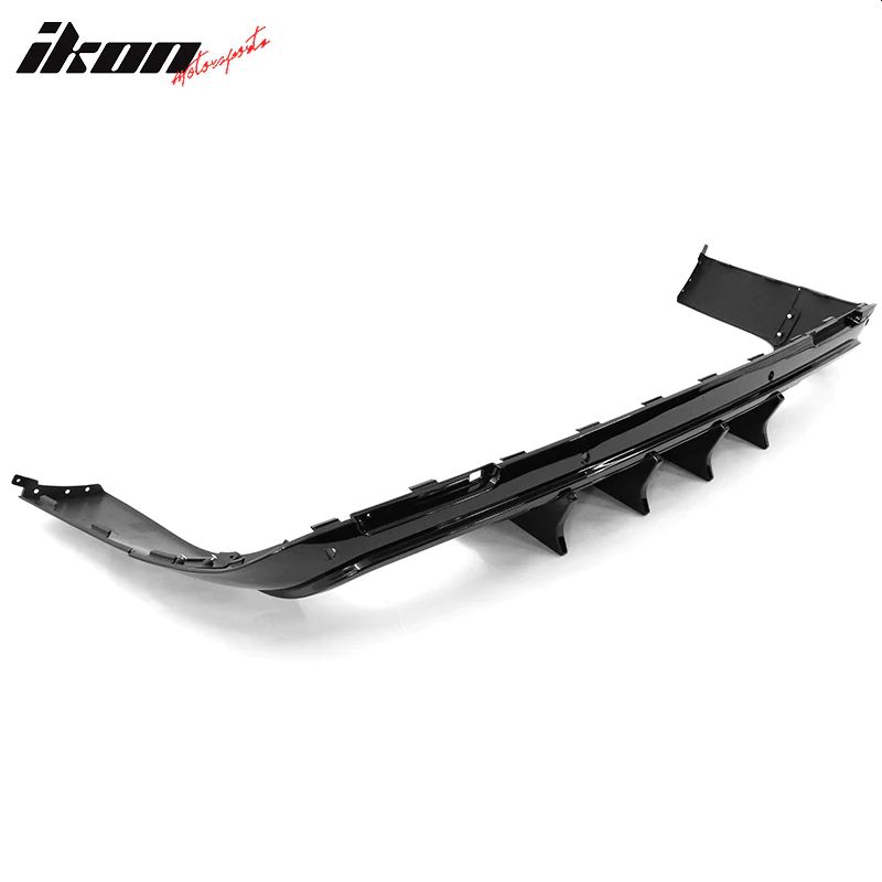 Bakre diffuser – V4-stil – mattsvart – Dodge Challenger 2015–2023 - 6